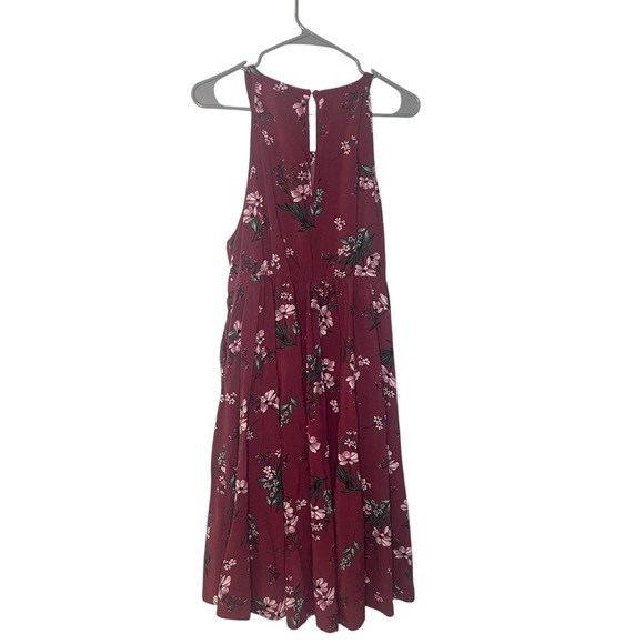 Torrid Floral Burgundy Tank Dress - Picture 2 of 4